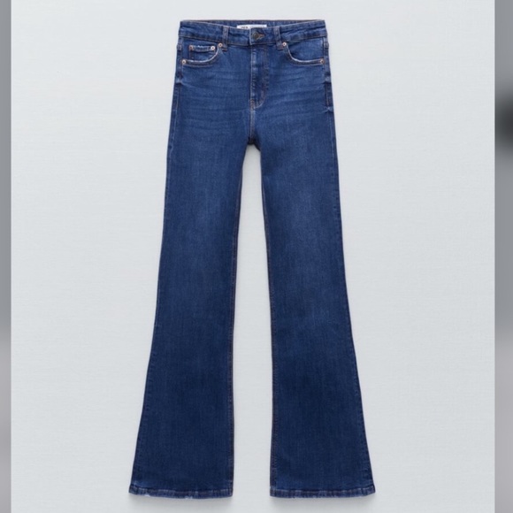 Zara Denim - NWT Zara High Waist Skinny Flare in Mirza Blue